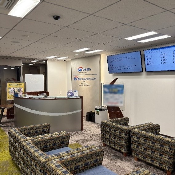 神戸フィナンシャルセンター店舗内の様子