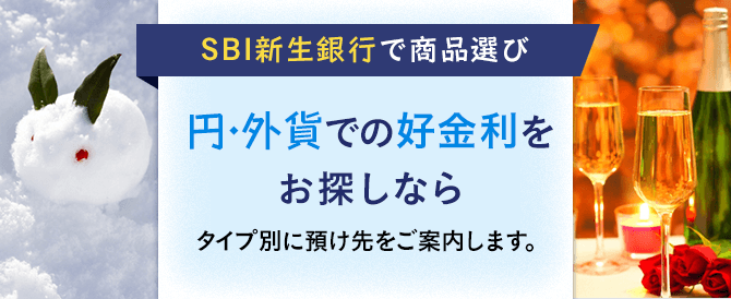 満期をお迎えのお客さまへ　円・外貨での好金利をお探しなら