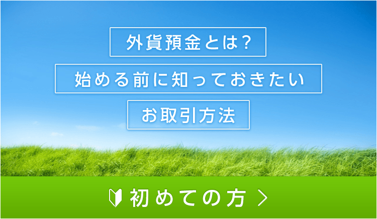 外貨預金とは？始める前に知っておきたいお取引方法