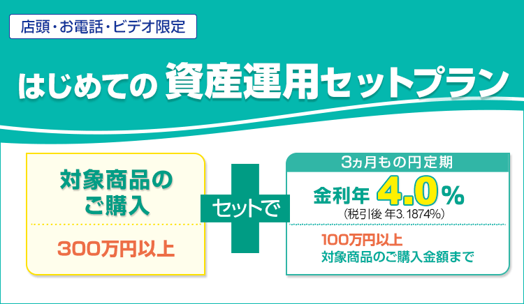 はじめての資産運用セットプラン
