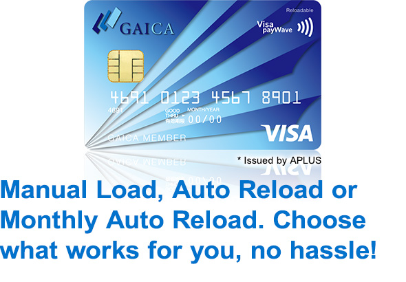 Manual Load, Auto Reload or Monthly Auto Reload. Choose what works for you, no hassle!