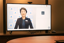 担当者の顔が見える