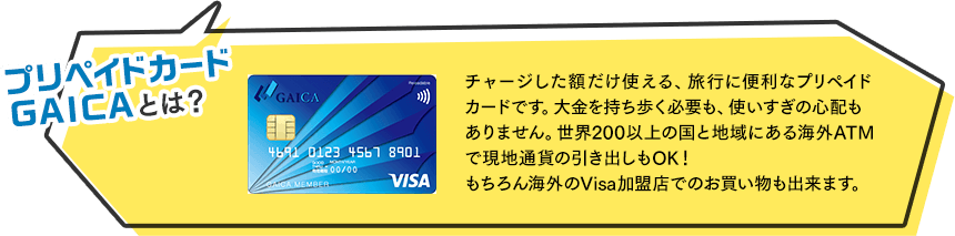 プリペイドカードGAICAとは？