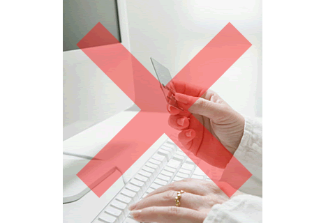 セキュリティ・カードの番号を電子的に登録することは決して行わないでください