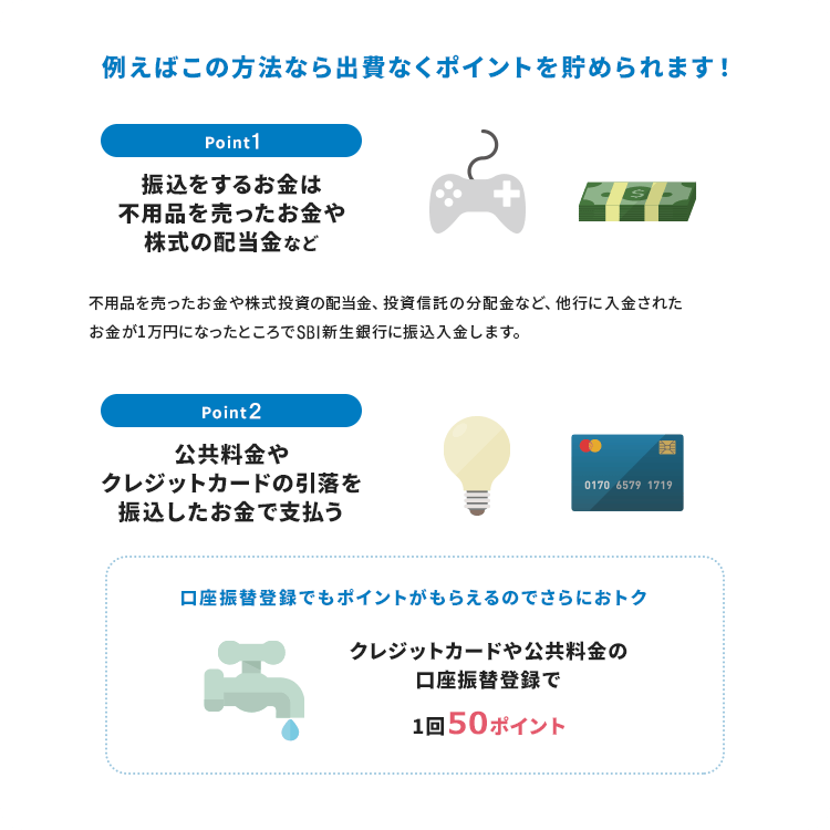出費なくポイントを貯められる方法があります